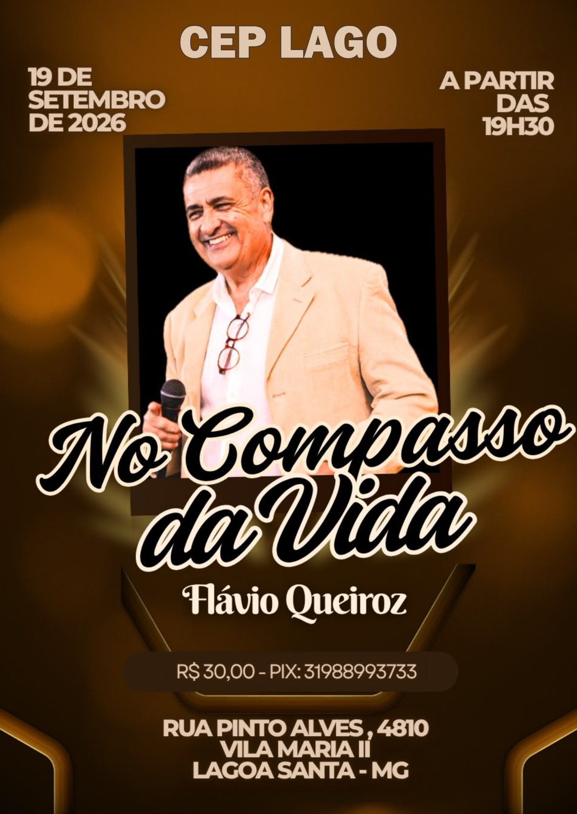1785174022992_1785174022992 Cartaz do evento No Compasso da Vida com Flávio Queiroz